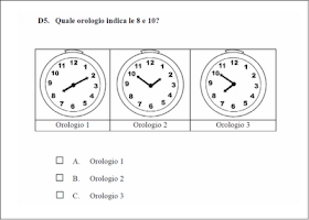 Verifiche matematica scuola primaria: Prove Invalsi: la misura del tempo -  classe 2