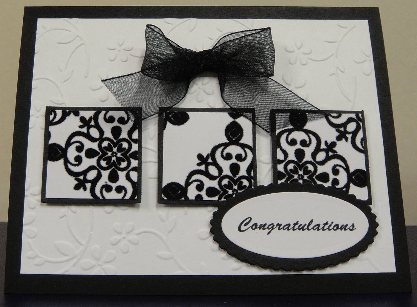 Cara's Crafts and More: Black and White Cards