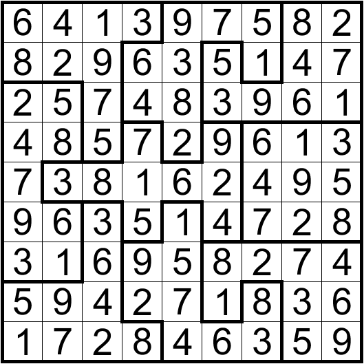 Sudoku Mania Irregular Non consecutive N1