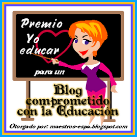 PREMIO. "Blog comprometido con la educación"