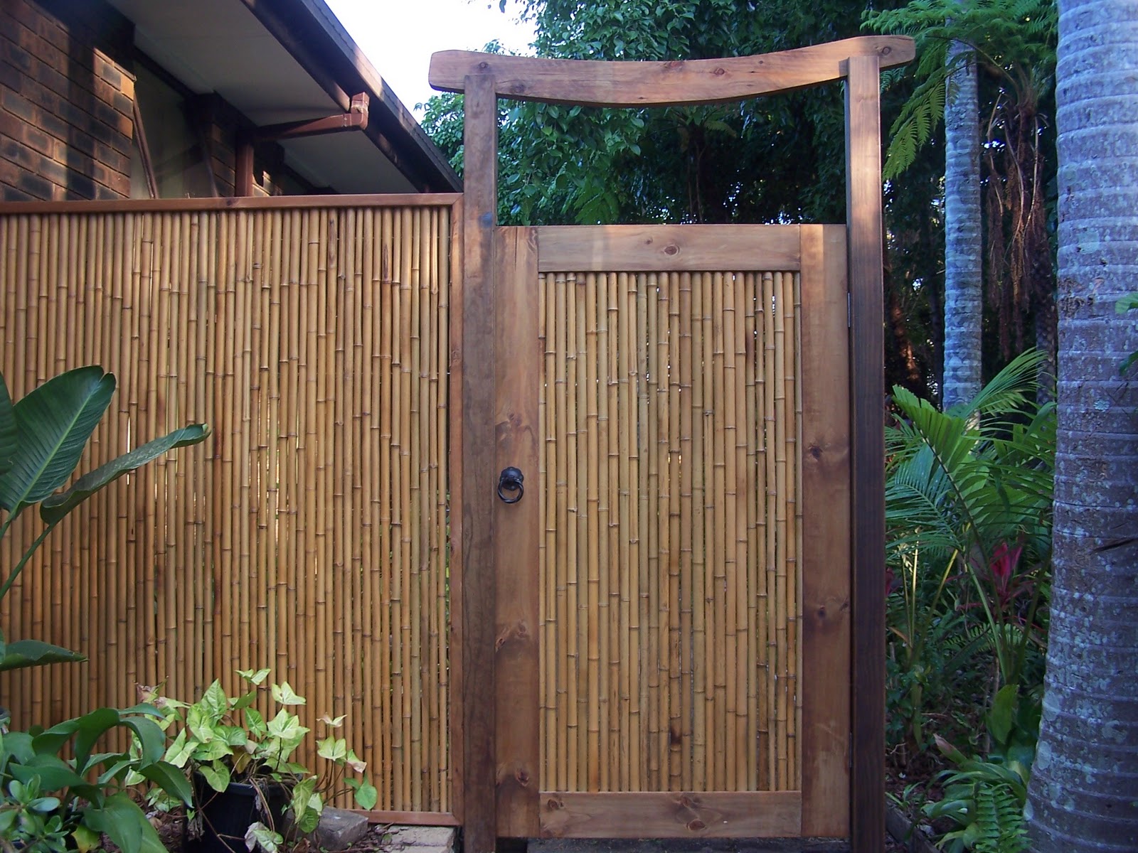 Noosa Custom Lattice & Bamboo Doors & Gates Timber & Bamboo