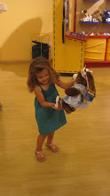 Sophia's first time at Build-a-Bear!