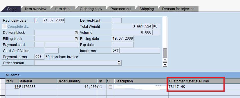 SAP Treasure Box: Create Customer-Material Information