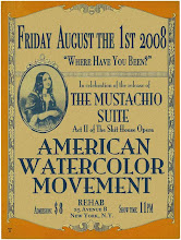 American Watercolor Movement : the Moustachio Suite Act II of the Shit House Opera