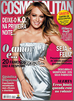 Madame Dior: Get the cover look: Hilary Duff on Cosmopolitan