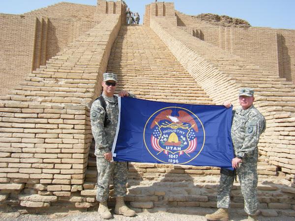 Utah Flag and the Ziggurat of Ur