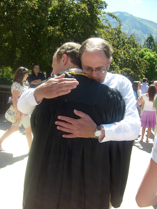 Dad at Jake's graduation