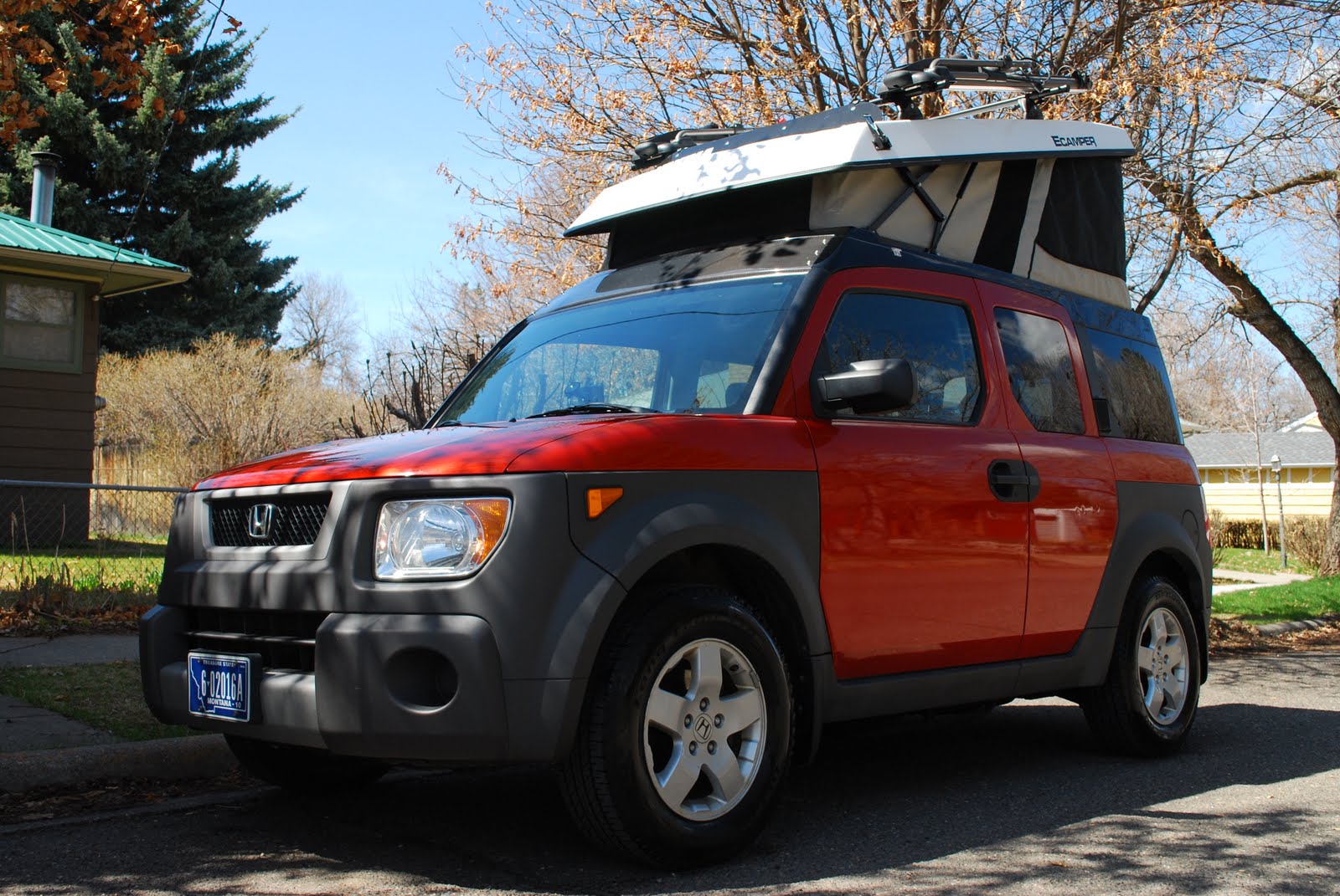 Honda element кемпер