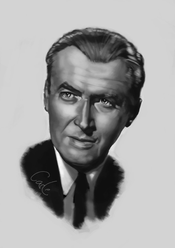 Carlos Argilés ilustraciones james stewart!!!