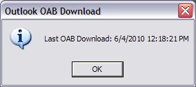 The EXPTA {blog}: to Tell the Last Time the OAB Downloaded