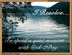 Resolve to spend a quiet moment with God 2day