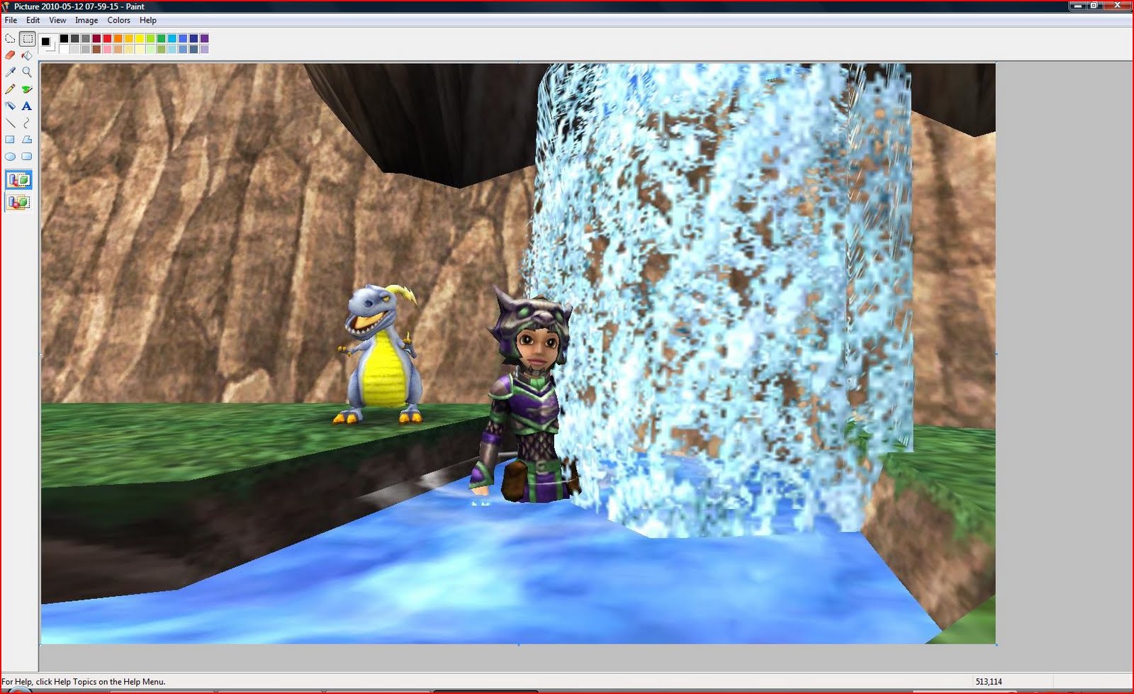 The Wandering Conjurer Cropping Screenshots with MS Paint