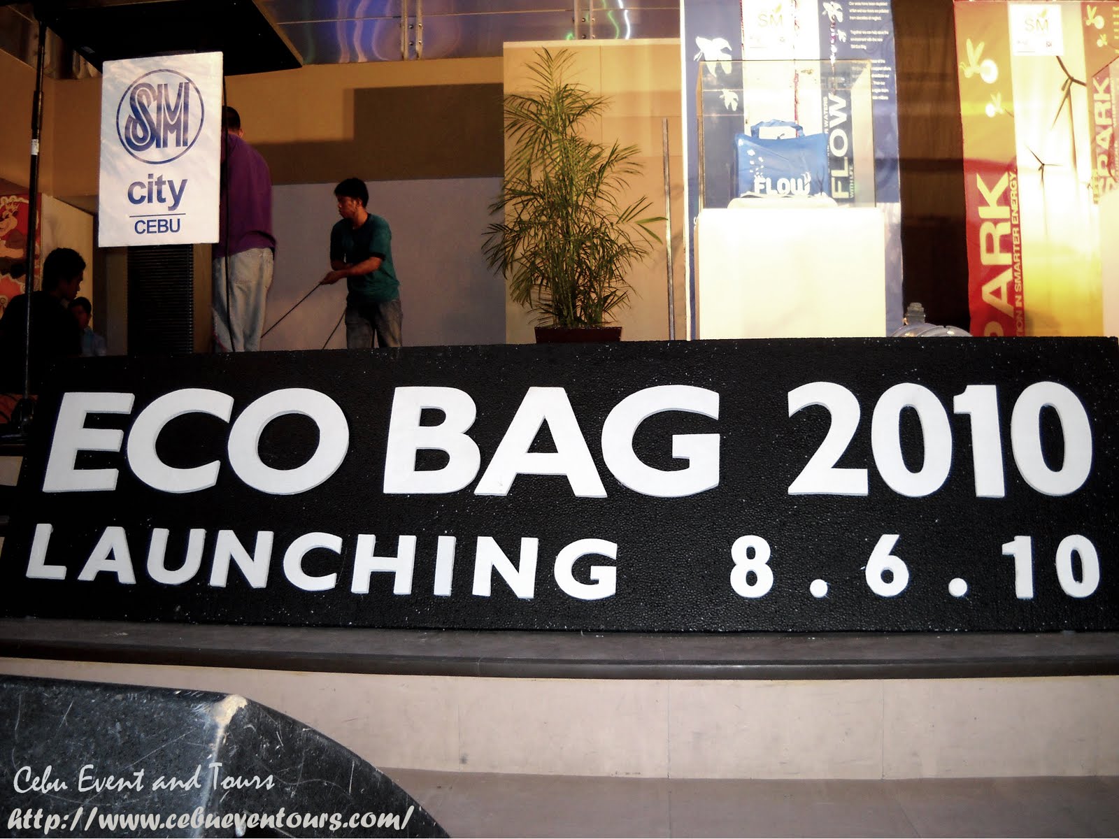 SM City Cebu Eco Bag Launching 2010 cebu event and tours