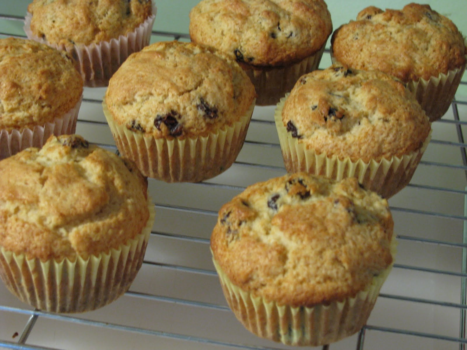 The Neon Celery Kitchen Rum Raisin Muffins