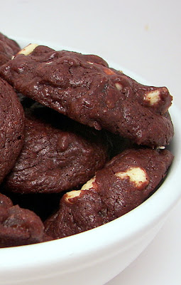 Quadruple-Chocolate Fudge Ginger Cookies