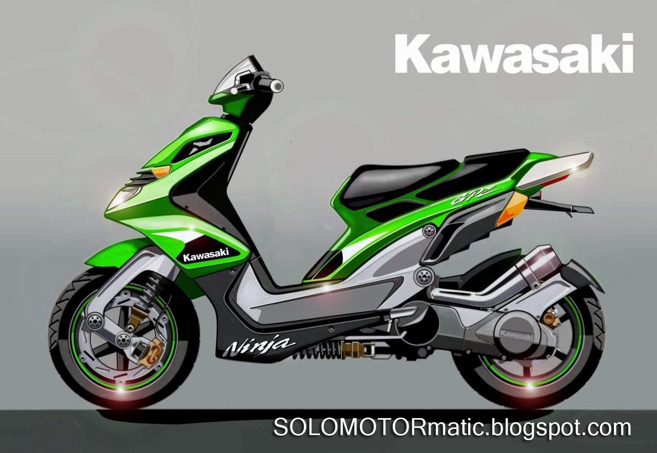 solomotormatic KAWASAKI REMAIN AT CLASS WTIH NEW SCOOTER MATIC