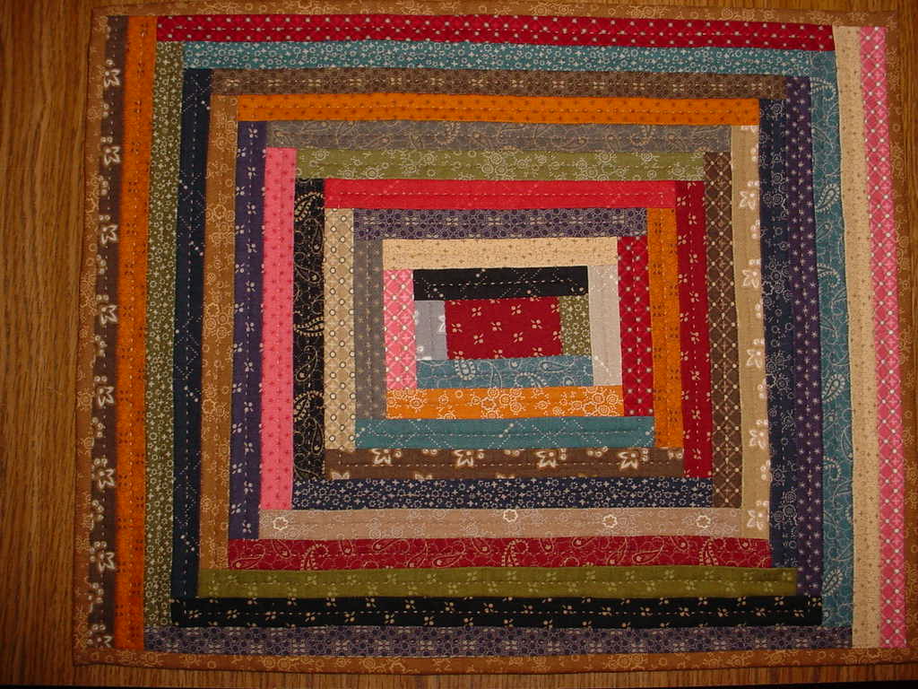 Busy Thimble Courthouse Steps Quilt