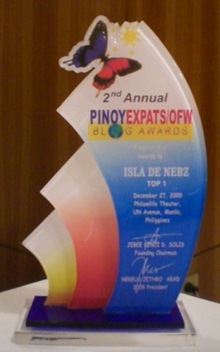 This award is inspired by OFWs