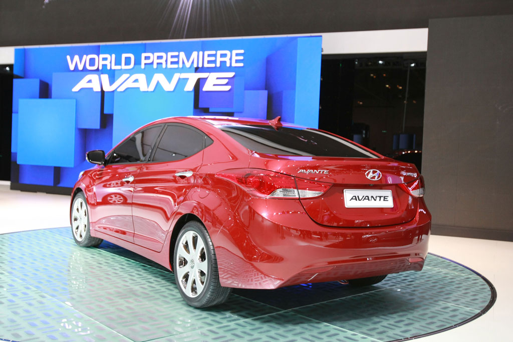 Hyundai avante длина