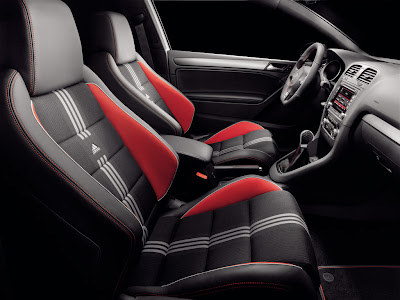 2010 Volkswagen Golf GTI adidas Front Seats