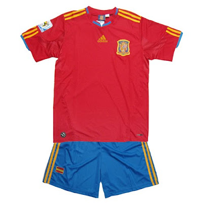 World Cup 2010 Spain Football Team Custom