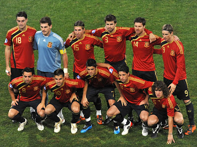 Spain World Cup 2010 Football Team Photo
