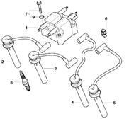 Circuit and Wiring Diagram: 2000 BMW Mini Cooper Spark Plug and