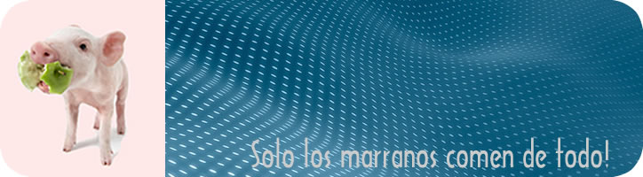 ¡Solo los marranos comen de todo!