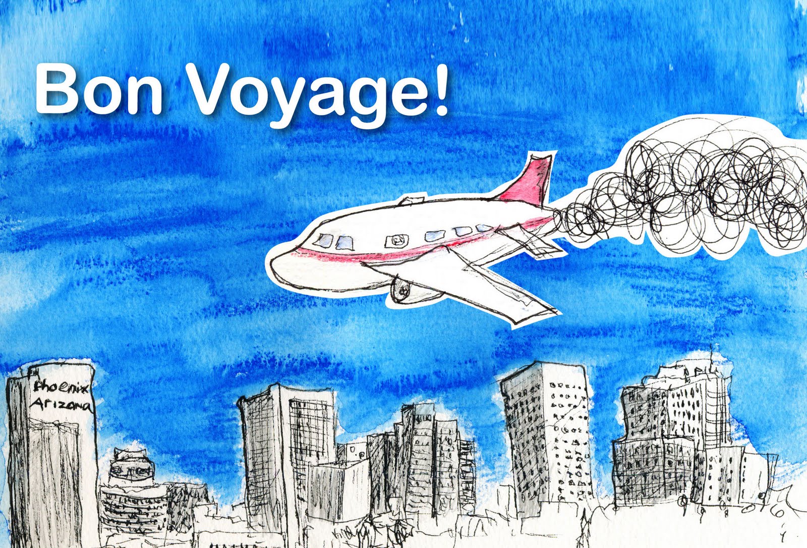 Sally s Art Blog Bon Voyage Card sally-s-art-blog-bon-voyage-card