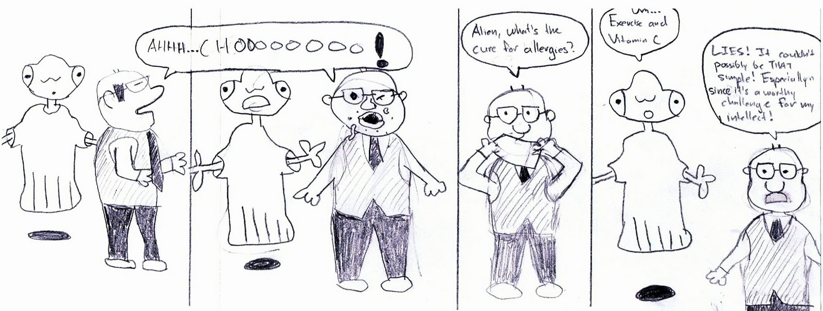 Science in Products: Allergies Cartoon