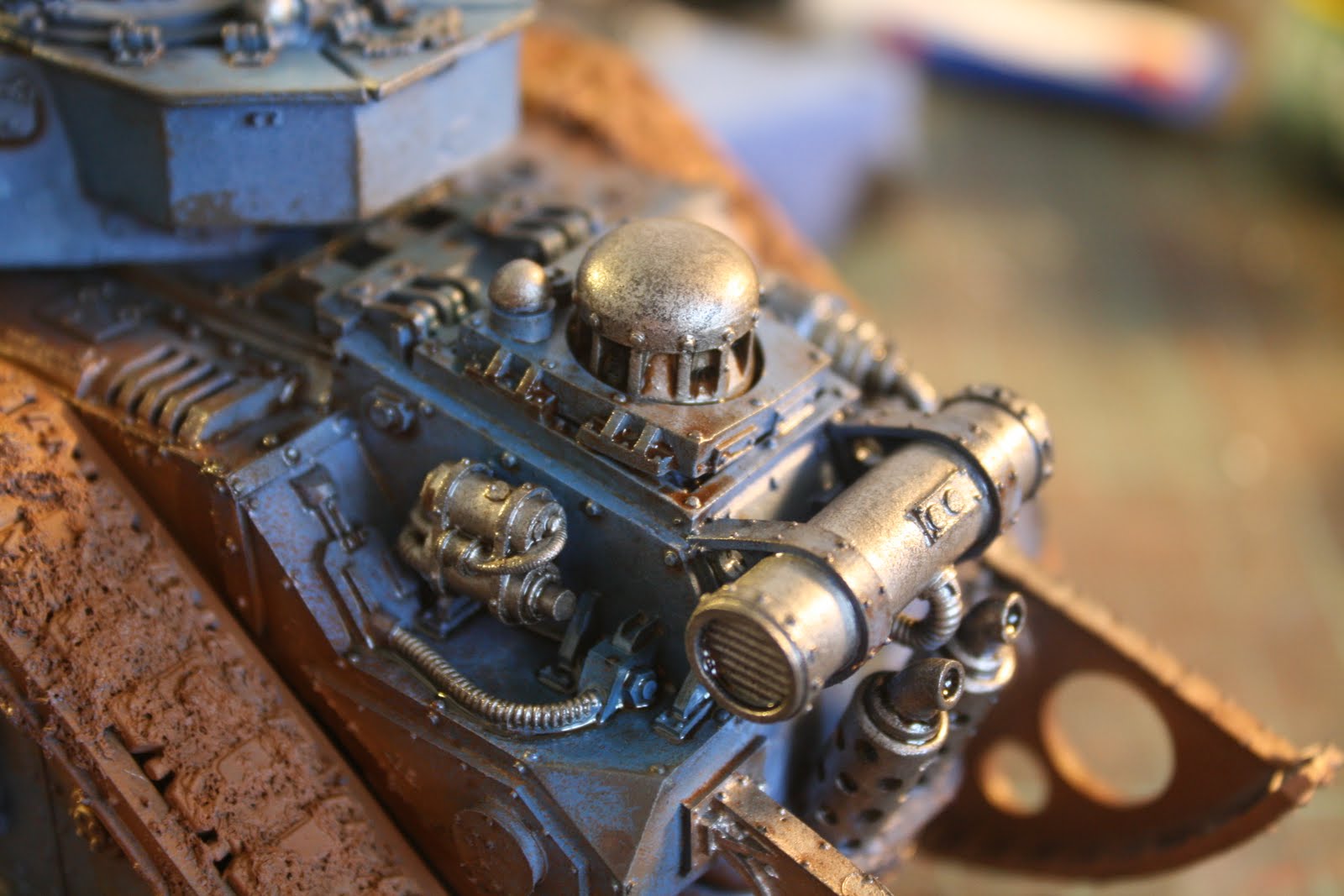 Weathering Model Tanks