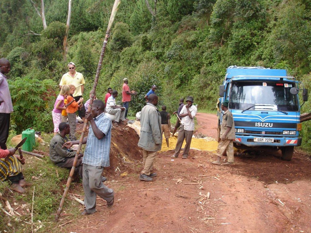 In the Pearl of Africa Ugandan Roads