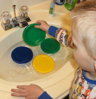 washing dishes