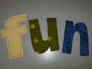 fabric letters