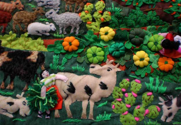 FINO DETALLE, DE GRAN SUAVIDAD Y DIFERENTES TEXTURAS, CON EFECTO 3 - D, TRABAJO DE CALIDAD