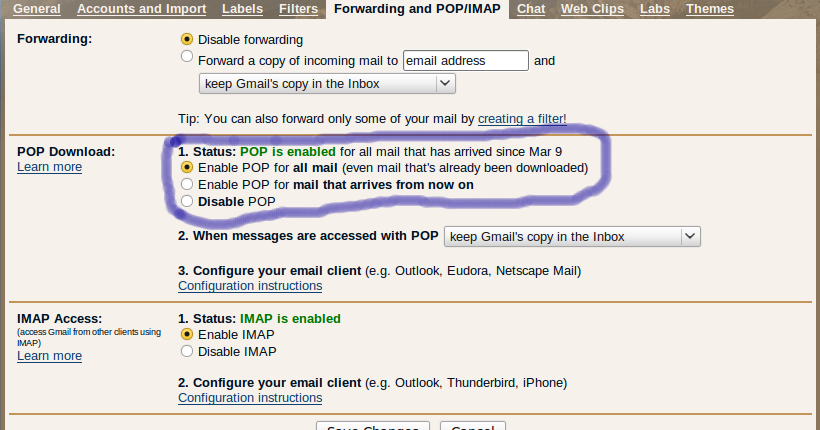 Invalid credentials or imap is disabled. Invalid credentials or imap is disabled