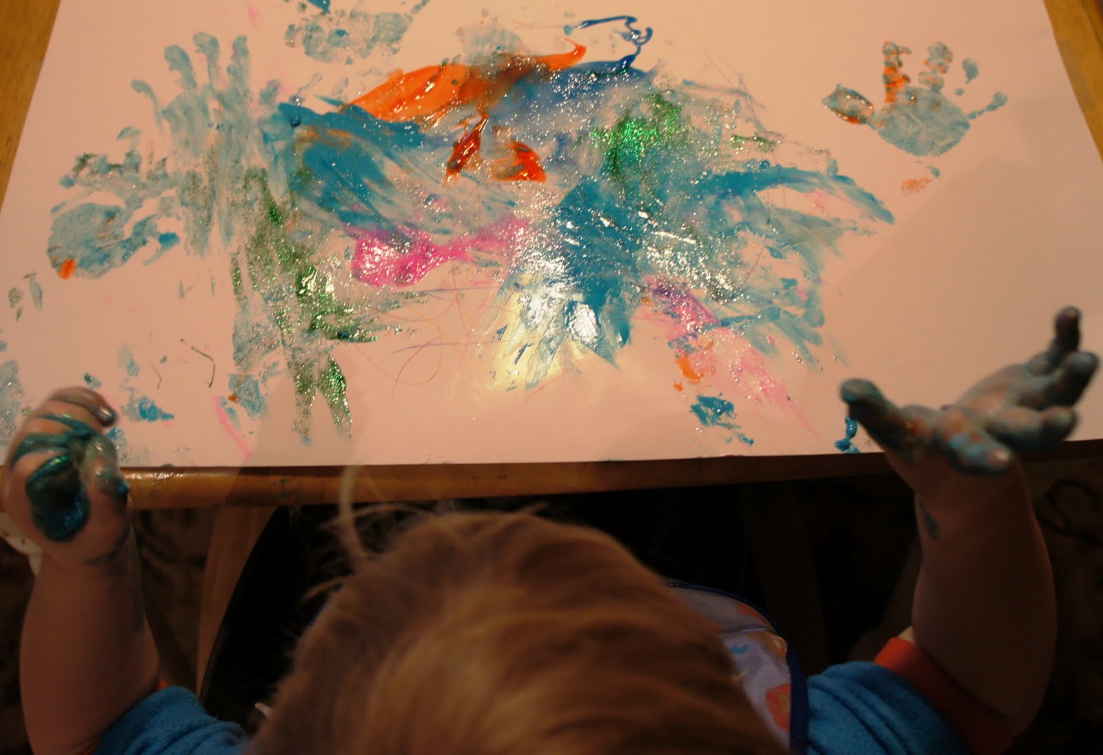 The Dore Family Blog Finger Painting