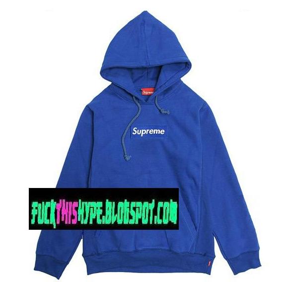 FUCK HYPE: Supreme Box Logo Pull Over Hoodie (Pre-Order)