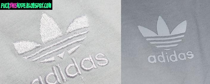 Adidas logo is stitched on. ADIDAS ??????? Rebellion print on the 