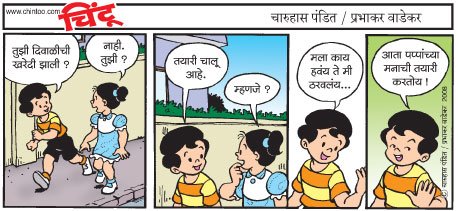 Chintoo comic strip for October 20, 2008