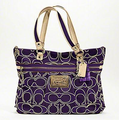 Branded: Easy on the Pocket: Coach 15389 new Poppy Signature Sateen ...