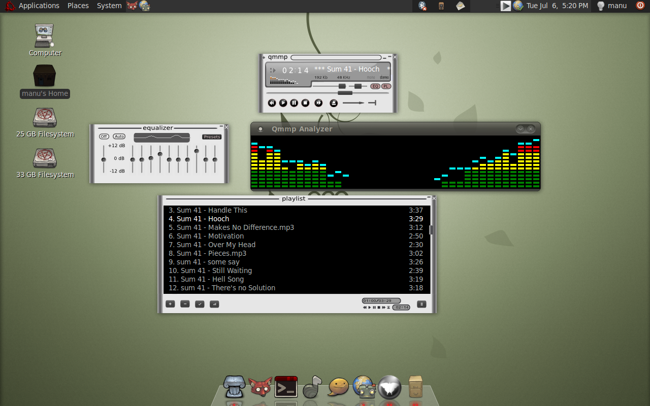 Qmmp Slick Winamp Like Music Player For Linux With Support For Winamp