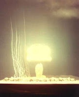 CLIMAX-WRIGHT: Test:Climax; Date:June 4 1953; Operation:Upshot/Knothole; Site:Nevada Test Site (NTS), Area 7; Detonation:Airburst from B-36 Bomber, altitude - 1334; Yield:61kt; Type:Fission