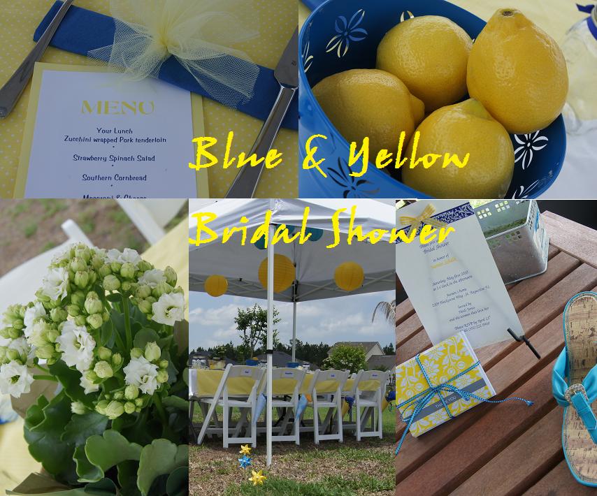 Chic Impression Blue & Yellow Bridal Shower