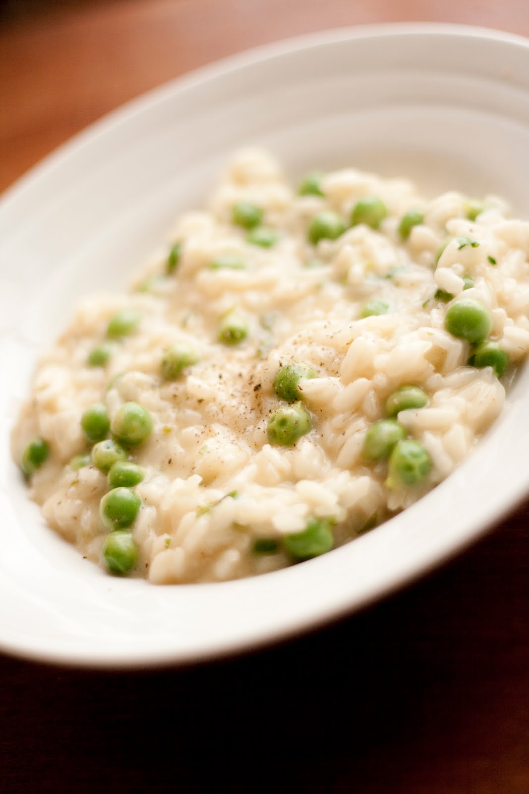 Hoglund's Homemade Pea and mint risotto