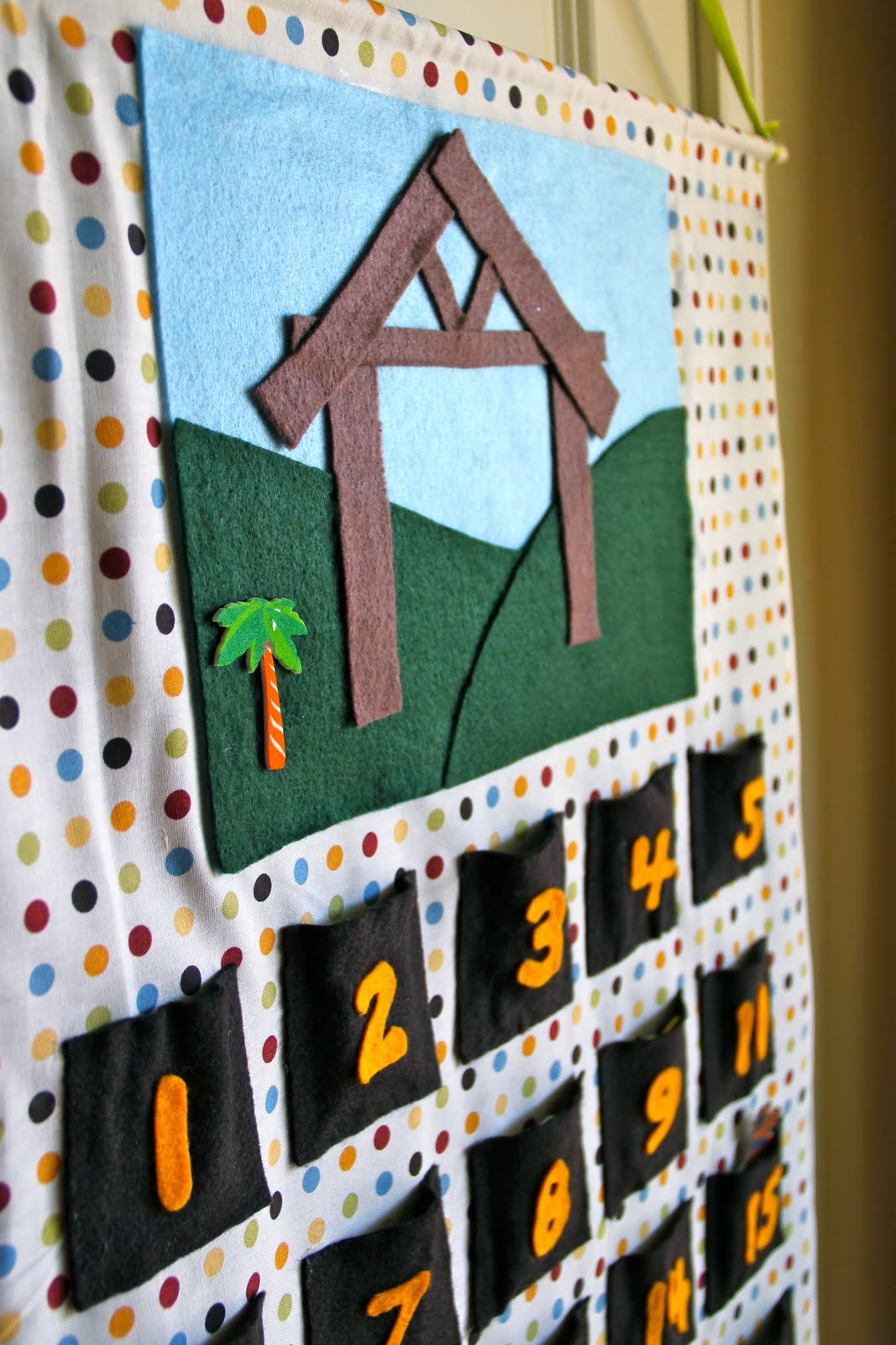 Create at Home: No Sew Advent Calendar Create at Home: No Sew Advent Calendar