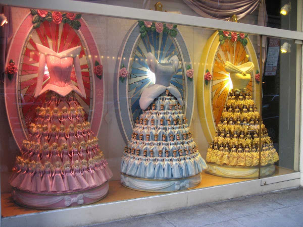 The Princess Borg - In a 55th St. window of the now closed World of Disney Store on 5th Ave.
