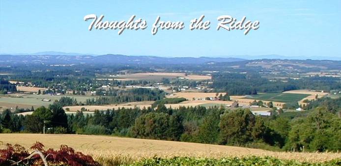 Thoughts from the Ridge