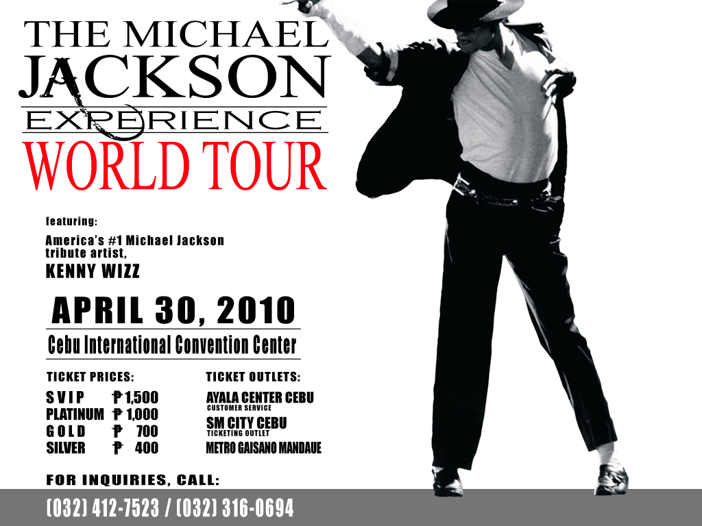 THE MICHAEL JACKSON EXPERIENCE WORLD TOUR (LIVE IN CEBU ) !Blog Cebu