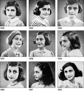 Anne Frank, her family,